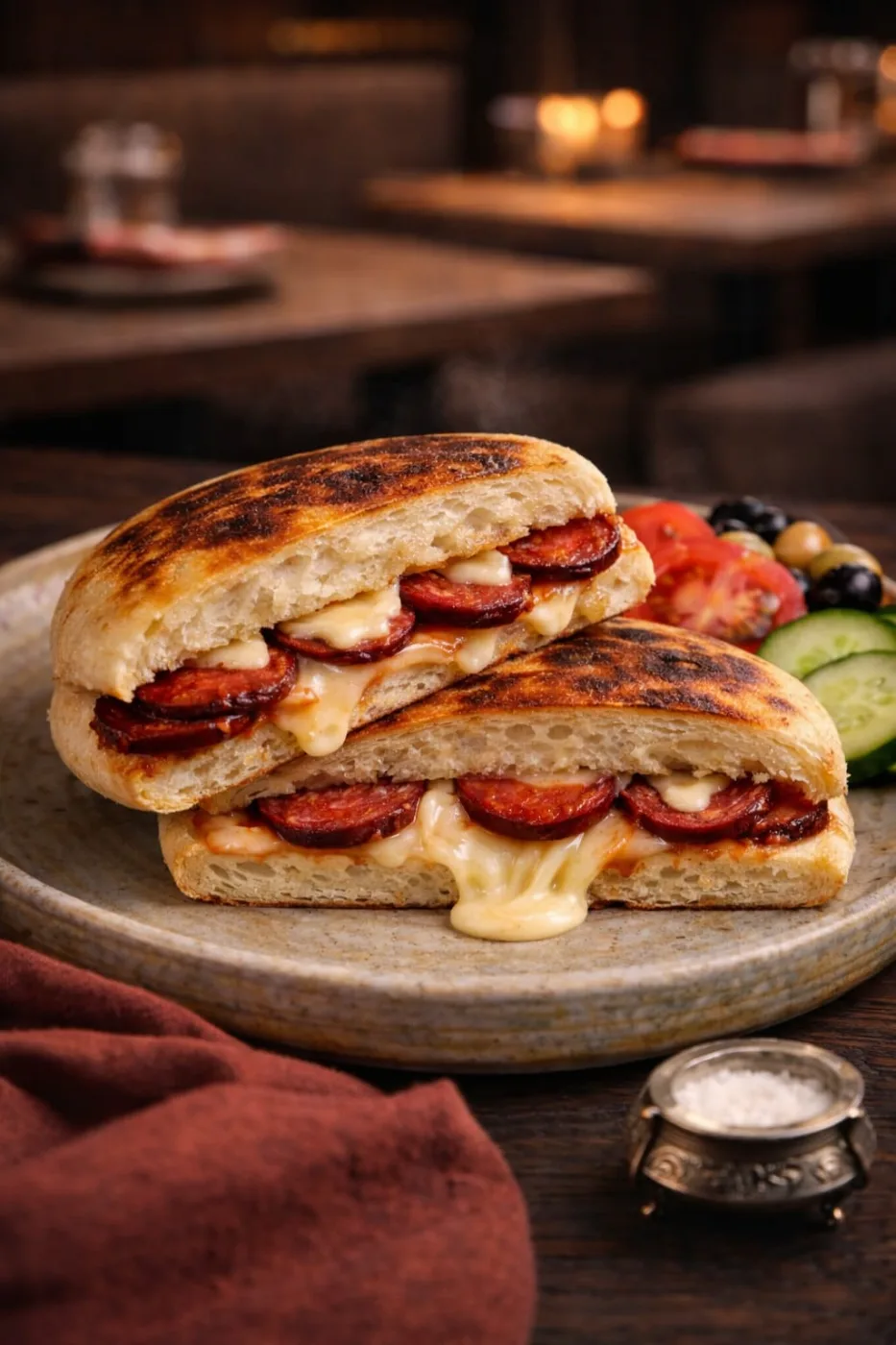 Bazlama Karışık Tost