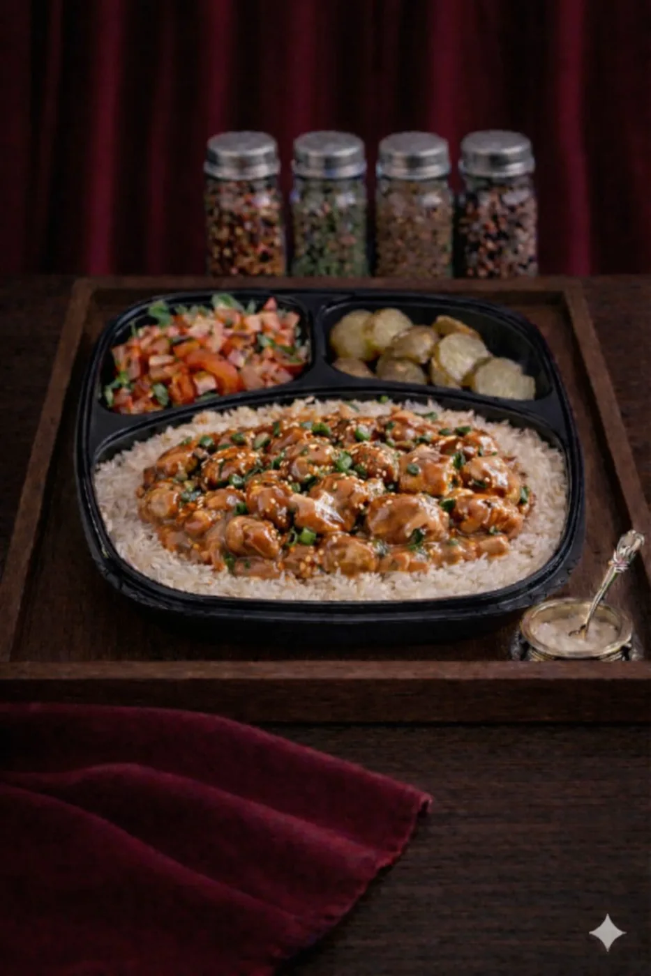 Pilav Üstü Demi Glace Soslu Tavuk